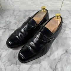 mila schon ブラックレザー ローファー バックル付き　25.5㎝相当