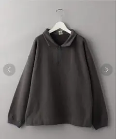 6 (ROKU) - ＜6(ROKU)＞ COTTON URAKE HALF ZIP PULLOVER 6(ROKU) urake half zip pullover - メルカリ