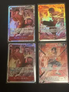 ワンピースカード 赤エース リーダーパラレルのサムネイル