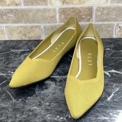 【809】✨美品✨PLST パンプス　フラットシューズ　マスタード