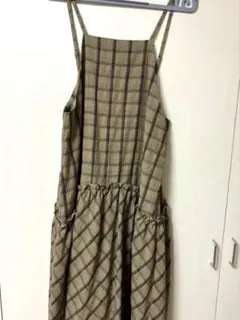 B:MING by BEAMS チェック柄キャミワンピース M