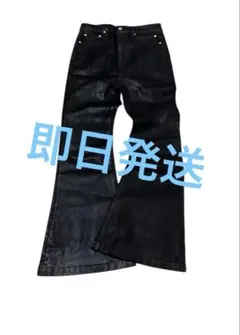 パンツ waxed coating flare denim opium swag 00s opium swag coating flaredenim - メルカリ