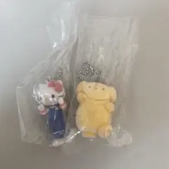 サンリオキャラクターズ　ミニチュアチャーム　ライブキャラクター　2つセット