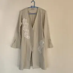 スポーティフ　ロングカーディガン　ベージュ