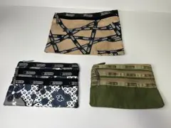 【3枚セット】レスポートサック LeSportsac ポーチ まとめ売り