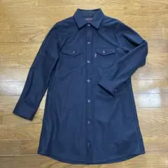 美品！レア！BLUE BLUE ブルーブルー　ウール　ウエスタンロングシャツ