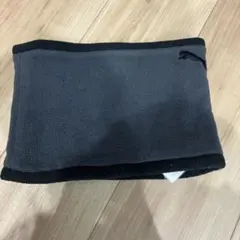 グレー フリース ネックウォーマー　PUMA