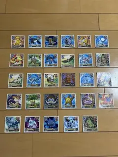 ポケモン ウエハース　ステッカーセット 29枚