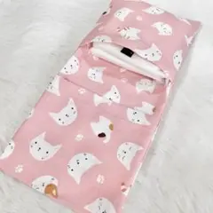 サニタリーケース 猫 猫ちゃんのお顔 白猫 ピンク S8808