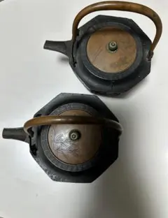 角田一圭作 鉄瓶茶釜の銅蓋 - メルカリ