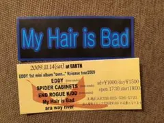 My Hair is Bad 2009年ライブチケット半券　ステッカー kiss of life everline md トレカ ステッカー - メルカリ