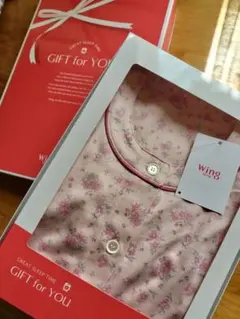 Wacoal Wing Mサイズ 綿100% パジャマ 新品✨️タグ付き 長袖