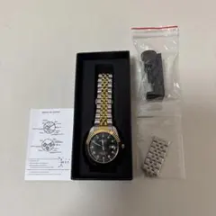 DEDIMA 腕時計 ブラック ゴールド