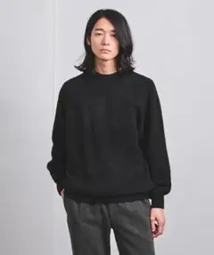 新品】MUJI Labo 強撚コットンローゲージ長袖セーター 黒 M - メルカリ