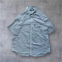 コットン チェック柄 半袖シャツ トップス 大きいサイズ ゆったり