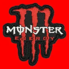 【レア】MONSTER ENERGY レッド刺繍パッチ