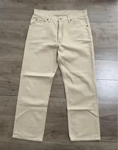 リーバイス 502-36 ベージュ ストレートデニム