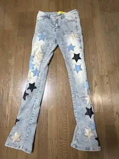 GUAPI PREMIUM スターパッチ フレアデニム - メルカリ