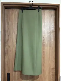 Andemiu スリットIラインスカート カーキ78,Sのサムネイル