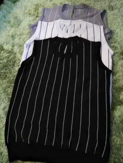 ニット　3枚セット　ノースリーブ
