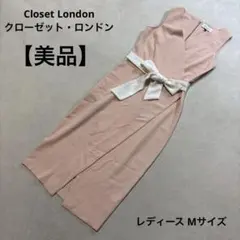 【美品】Closet London クローゼットロンドン ノースリーブワンピース