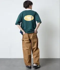 【トムジェリ】ビッグシルエットTシャツ ラガーシャツ/ Sequenceのサムネイル