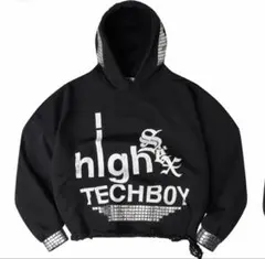 Cozyworldwide ジップフーディ 黒 パーカー - メルカリ