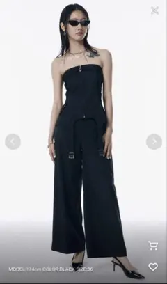 josemoon SLIM FRALE PANTS ブラック 36サイズ - メルカリ