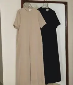 todayful ハーフスリーブタックドレス 36 beige - メルカリ