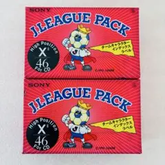 신제품 미개봉 소니 카세트 테이프 J.League 팩 2개 세트