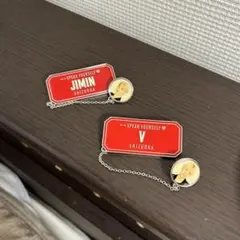 BTS SPEAK YOURSELF V JIMIN ピンズ ネームバッジ
