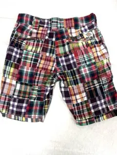 Dickiesディッキーズ パッチワークハーフパンツ チェック柄サイズ30メンズのサムネイル