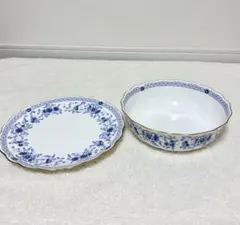 NARUMI ミラノ　皿　金縁　大皿　サラダボウル　ボウル　ナルミのサムネイル