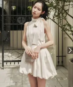 SNIDEL ノースリーブ バルーンミニワンピース IVR サイズ1 SNIDEL ノースリーブ バルーンミニワンピース IVR サイズ1 - メルカリ