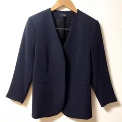 E62.現行タグ◆セオリー【ノーカラージャケット】SYNTHETIC CREPE SUITING AND SEPARATE Theory [セオリー] 公式通販サイト