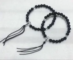 数珠 2点セット 黒
