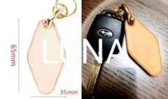 シンプルなキーホルダーの抜き型　レザークラフト