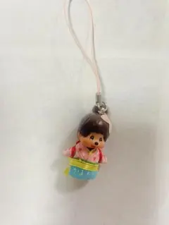 Sekiguchi モンチッチ ご当地 岡山 ストラップ キーホルダー 根付け