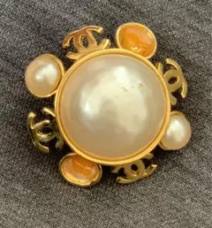 シャネル ヴィンテージ パールブローチ