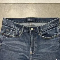 GAP スキニーデニム 30x32 ダメージ加工