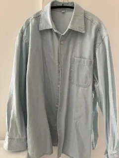GU ウォッシュドシャツ Lサイズ