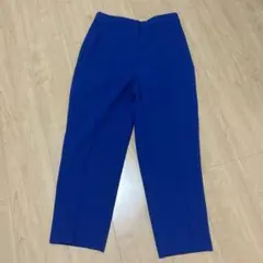 ZARA ザラ　青色センタープレスパンツ
