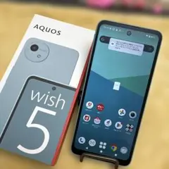 新品未使用 SHARP AQUOS wish5 本体 黒 - メルカリ