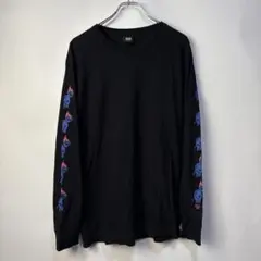 obey 長袖Tシャツ ロンT M 袖プリント