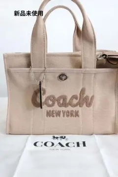2026年最新】COACHカーゴトート ベージュの人気アイテム - メルカリ