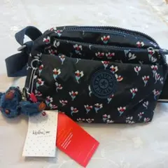 【新品タグ付き】Kipling ショルダーバッグ 斜め掛けバッグ 花柄キプリングのサムネイル