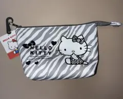 【未使用】サンリオ ハローキティ♡ゼブラ柄 ポーチ