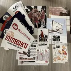 スラムダンクグッズセット/ 映画特典、グッズクリアファイル、流川PETスタンド他