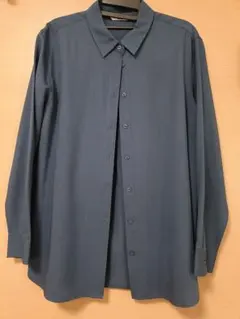 UNIQLO 長袖シャツ ブルー系 XLサイズ