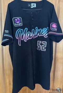 千葉ロッテマリーンズ ブラックサマー 藤原恭大 ユニフォーム Mサイズ